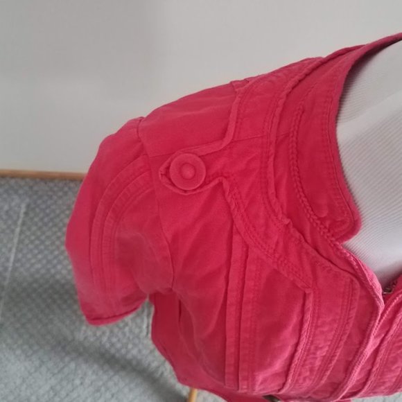 Anthropologie Elevenses Red Jacket - Picture 4 of 11